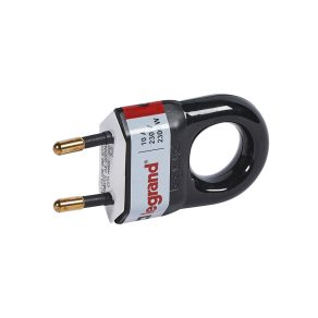 Priza Legrand 2P 10A, plastic negru - 50314