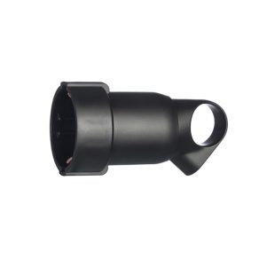   Priză cu împământare Legrand cu ridicare, conexiune posterioară, negru - 50329