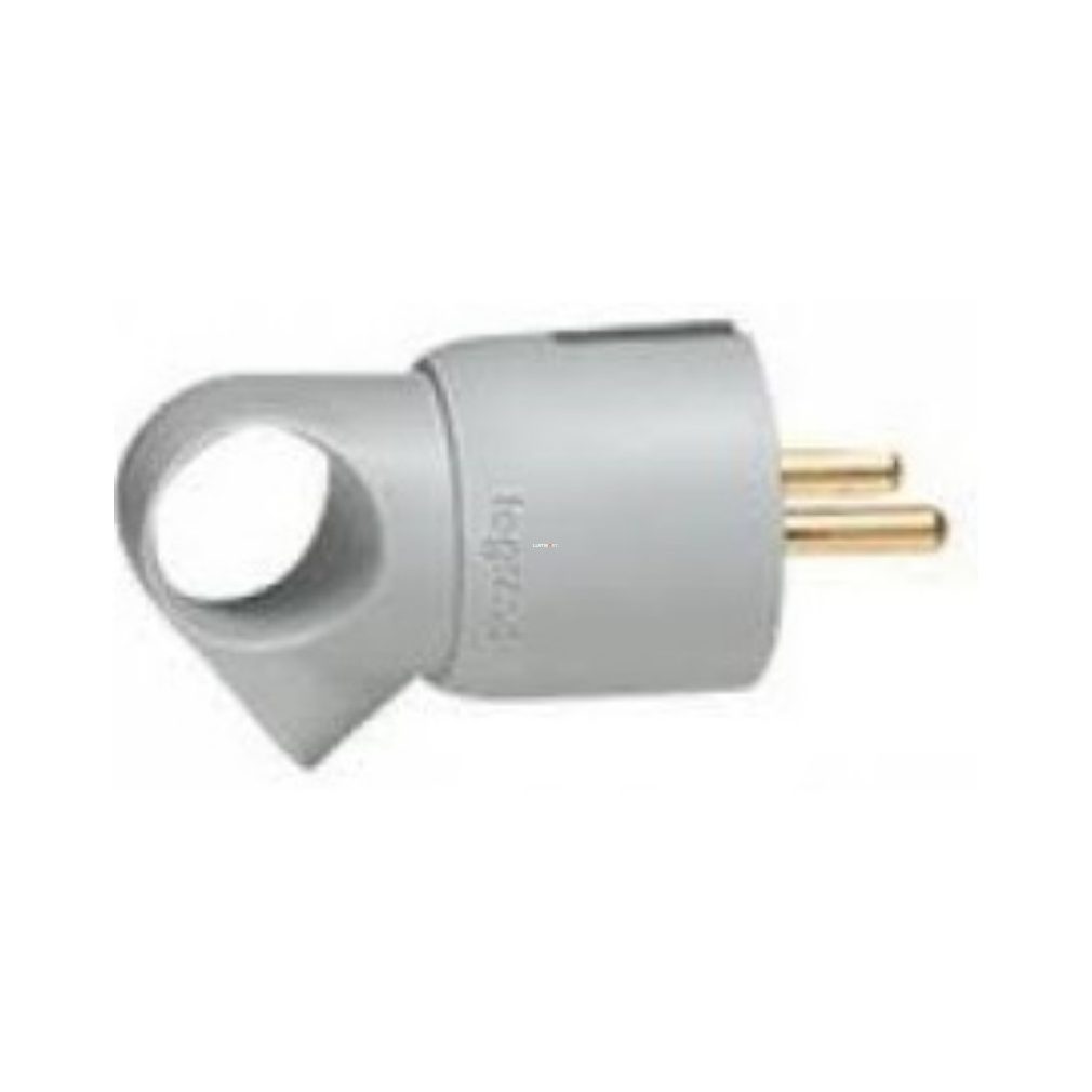 Conector cu împământare Legrand cu dispozitiv de ridicare, cu racordare posterioară, alb (050330)