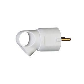   Priză Legrand cu împământare și extractor, conexiune posterioară, albă - 50330