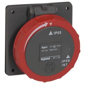   Priză fixă Legrand Hypra Dafbe-164k06 400V~ IP66/67-55 - 51151