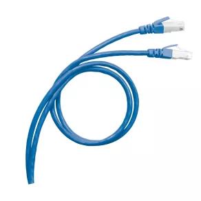   Cablu patch Legrand Cat6 (S/FTP) PVC 2M albastru d:6 2mm LCS3 - 51753