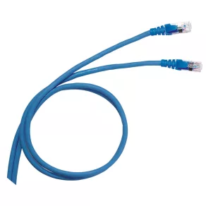   Cablu patch Legrand Cat6 (F/UTP) PVC 5M albastru d:6mm LCS3 - 51765