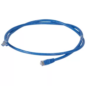   Cablu patch Legrand Cat6 (U/UTP) PVC 1M albastru d:6mm LCS3 - 51772