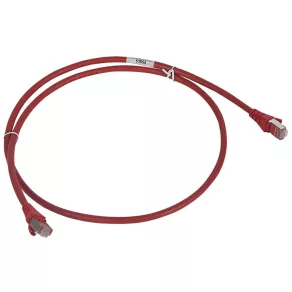   Cablu patch Legrand Cat6 (F/UTP) LSZH 1M roșu d:6mm LCS3 - 51854
