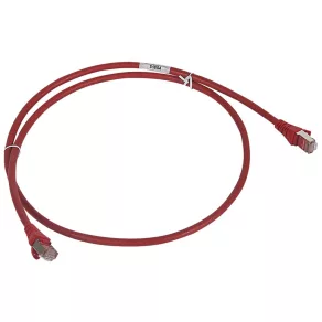   Cablu patch Legrand Cat6 (F/UTP) LSZH 2M roșu d:6mm LCS3 - 51855