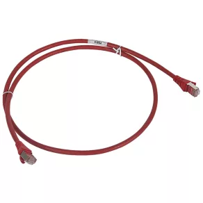   Cablu patch Legrand Cat6 (F/UTP) LSZH 3M roșu d:6mm LCS3 - 51856