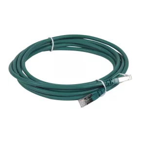   Cablu patch Legrand Cat6A (S/FTP) LSZH 3M verde d:6 2mm LCS3 - 51868