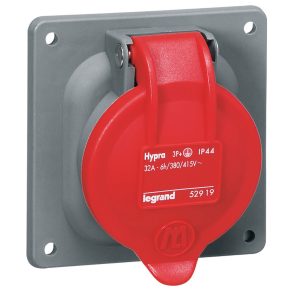 Priză fixă Legrand Hypra Dafbem-323k06 400V~ IP44 - 52919