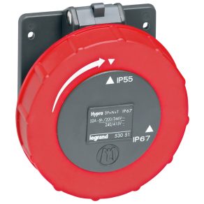   Legrand Hypra Dafbe-324k06 400V~ IP66/67-55 priză fixă - 53051