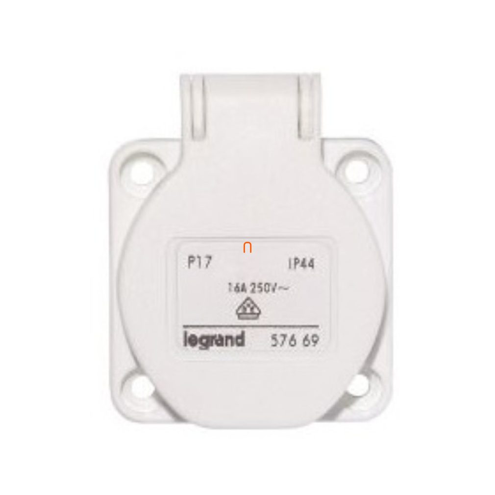 Legrand 057669 Priză de uz casnic albă IP44