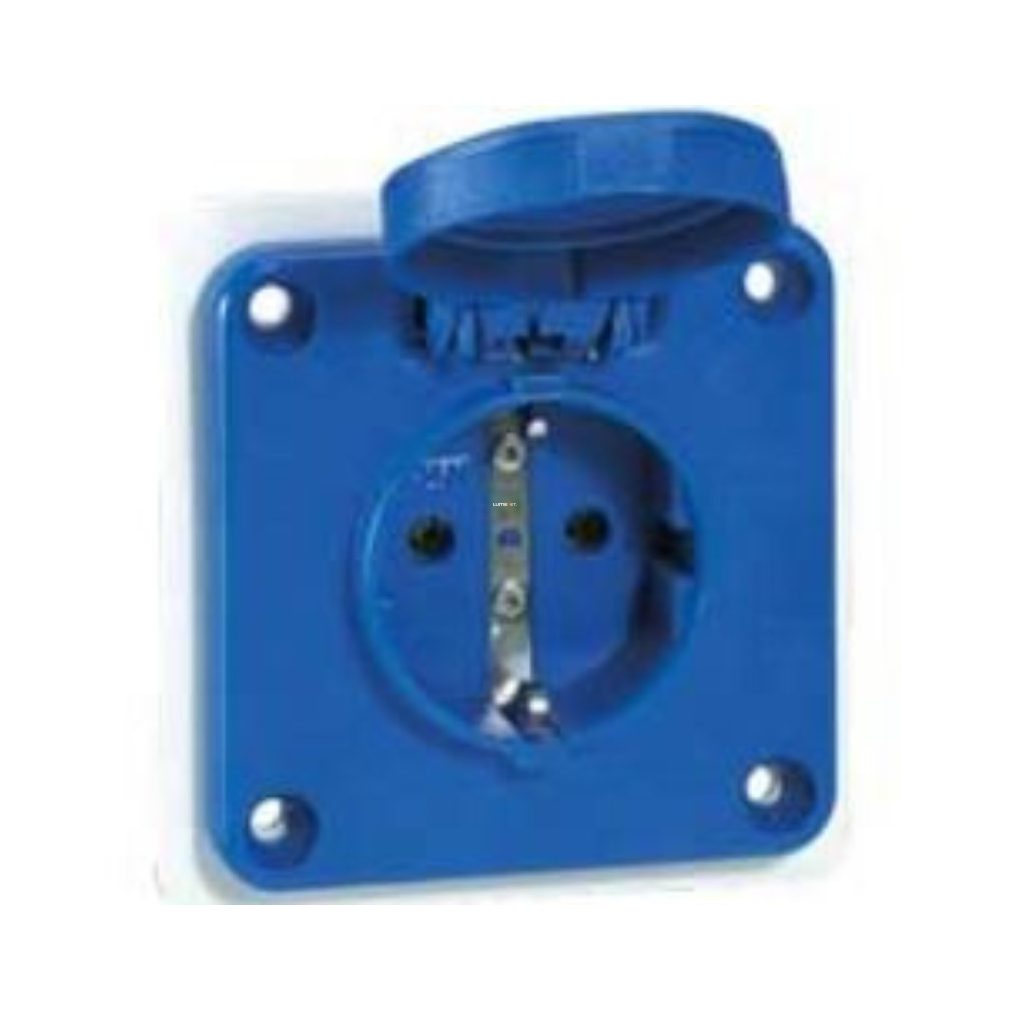 Legrand Tempra priză de uz casnic albastră IP44 (57672)