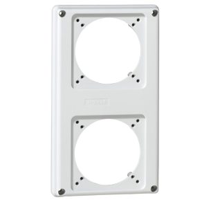   Placă frontală compactă Legrand P17 Tempra, 2 sloturi, 16A - 57713