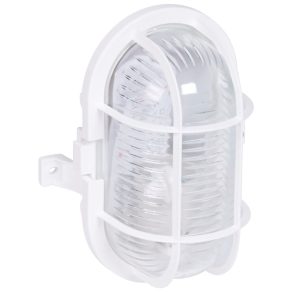   Lumină pentru barcă Legrand Bébilux, albă, 60 W, IP44, grilă de protecție din plastic - 60492