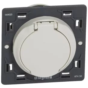   Priză pentru aspirator centralizat Legrand Céliane, albă - 67430