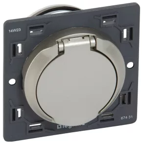   Priză pentru aspirator centralizat Legrand Céliane, titan - 67431