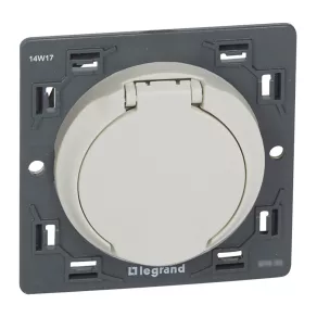   Priză pentru aspirator centralizat Legrand Céliane cu conexiune electrică, albă - 67432