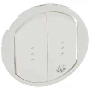   Legrand Céliane cheie dublă, indicator luminos, antimicrobian - 67743