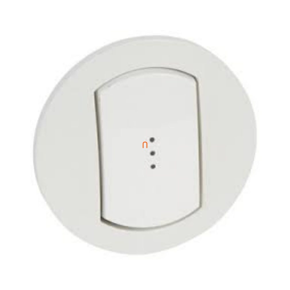 Leg.067803 Céliane cu buton larg, indicator luminos, IP44
