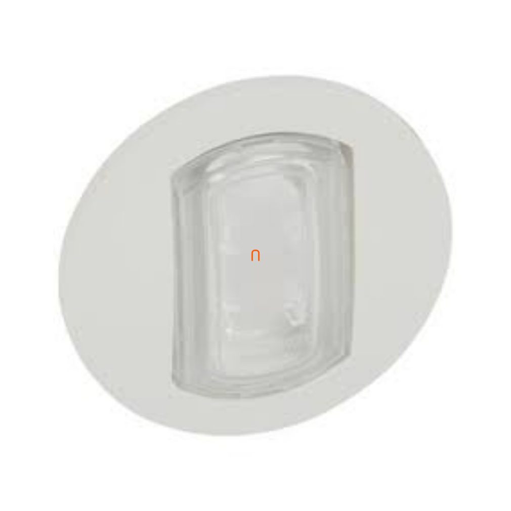 Leg.067805 Céliane cu buton larg, indicator luminos, suport pentru etichetă, IP44