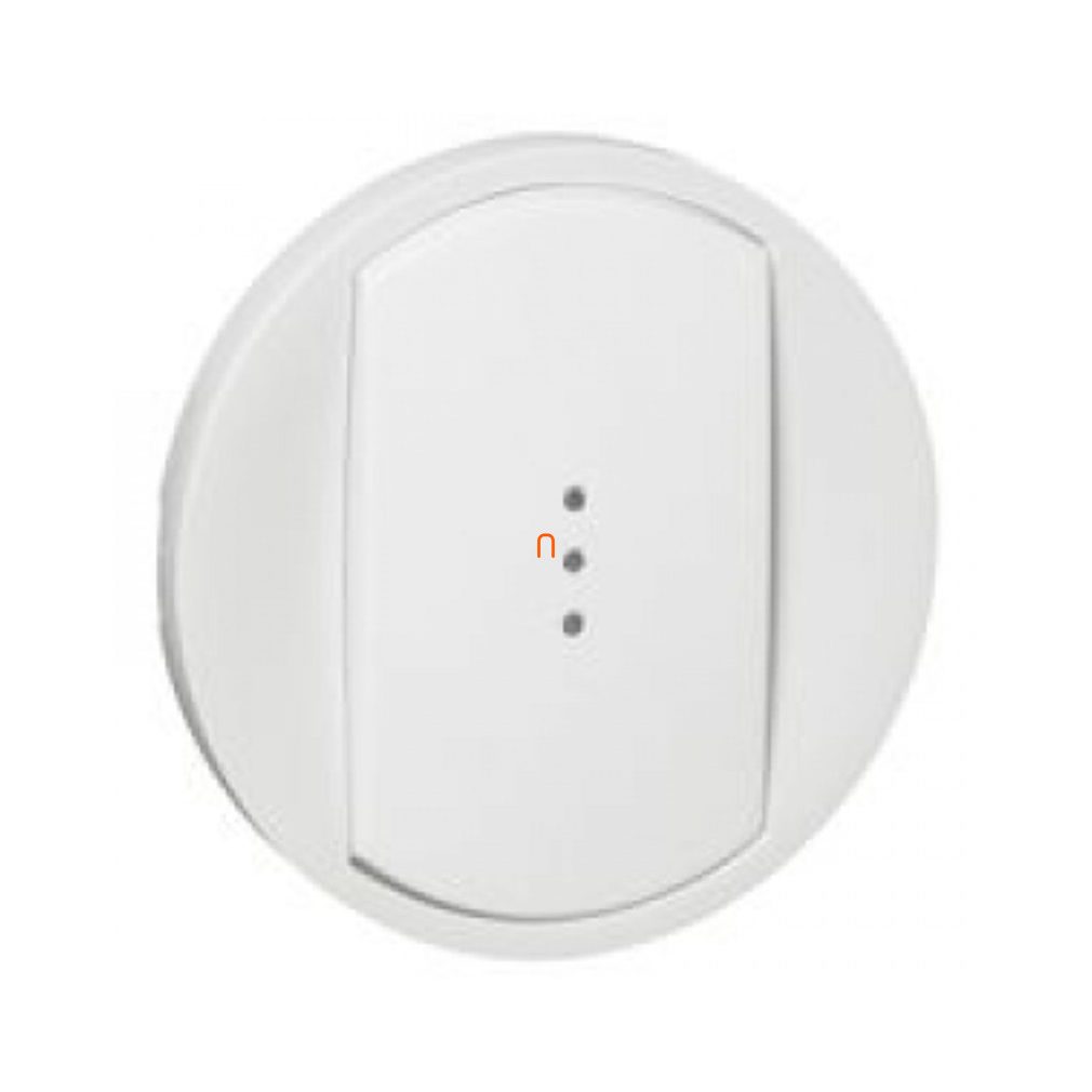 Legrand 068003 Céliane buton larg, cu indicator luminos, alb
