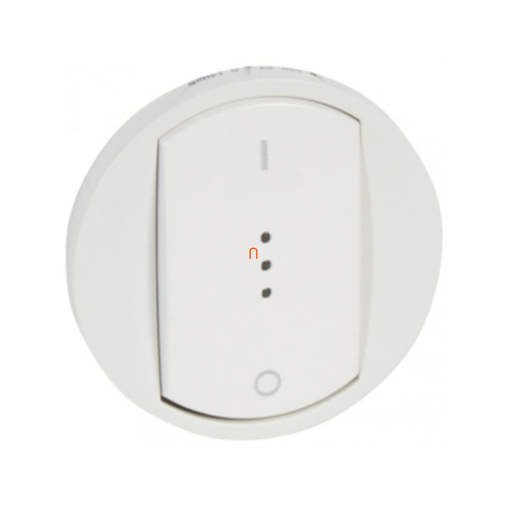 Legrand 068023 Céliane I/O buton, cu indicator luminos, alb