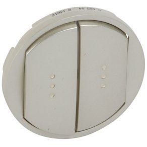   Legrand Céliane cheie dublă, indicator luminos, titan - 68304