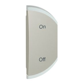   Capac Legrand MyHome-Céliane ON/OFF, 1 mod, dreapta, titan - 68581
