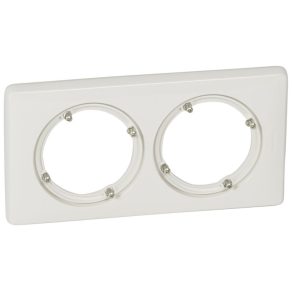 Cadru Legrand Céliane cu 2 prize, IP44 alb - 69072