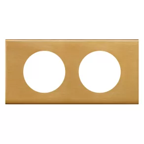 Cadru Legrand Céliane cu 2 prize, bronz lustruit - 69132