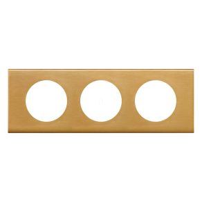 Cadru Legrand Céliane cu 3 prize, bronz lustruit - 69133