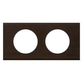 Cadru Legrand Céliane cu 2 prize, culoare wenge - 69202