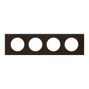 Cadru Legrand Céliane cu 4 prize, culoare wenge - 69204