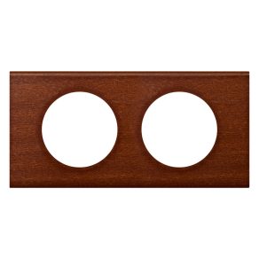 Cadru Legrand Céliane cu 2 prize, mahon - 69222