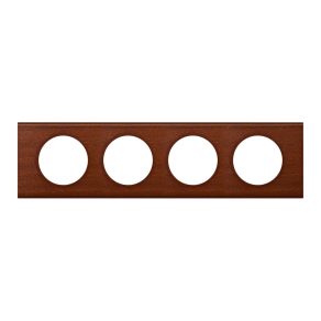 Cadru Legrand Céliane cu 4 prize, mahon - 69224