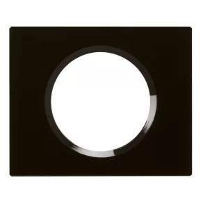 Legrand Céliane 1 cadru, sticlă neagră - 69301
