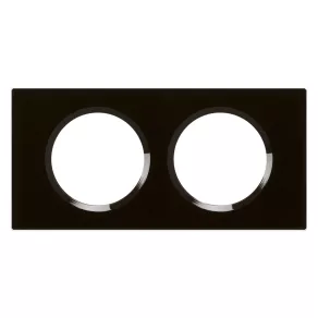 Cadru Legrand Céliane 2, sticlă neagră - 69302