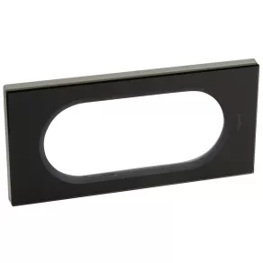 Cadru modular Legrand Céliane 4/5, sticlă neagră - 69305