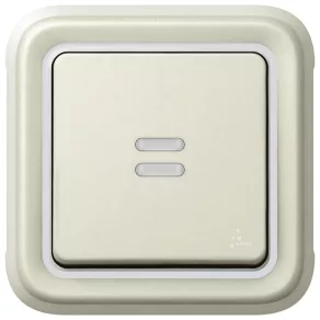   Întrerupător Legrand Plexo 55 cu indicator luminos, alb - 69612