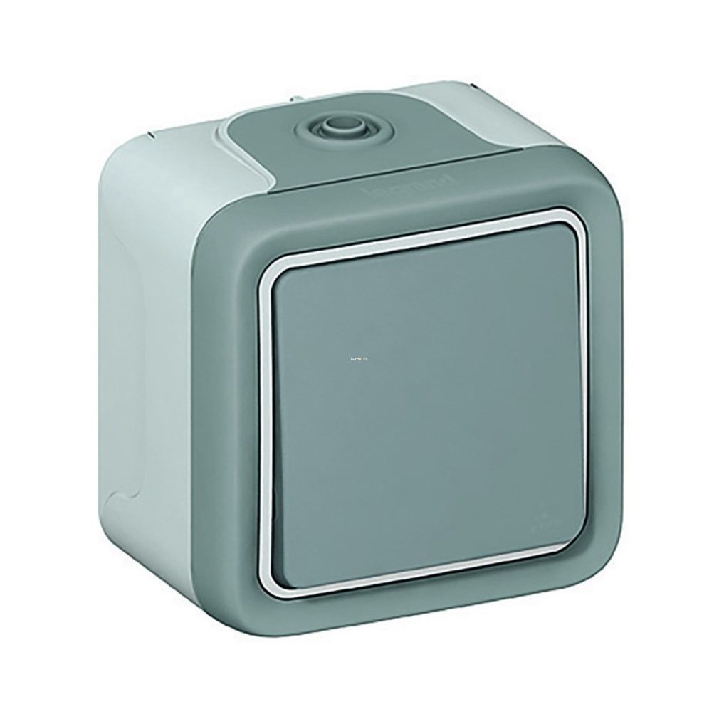Legrand Plexo 55 exterior 1P apăsare N/O, complet, gri (69720)