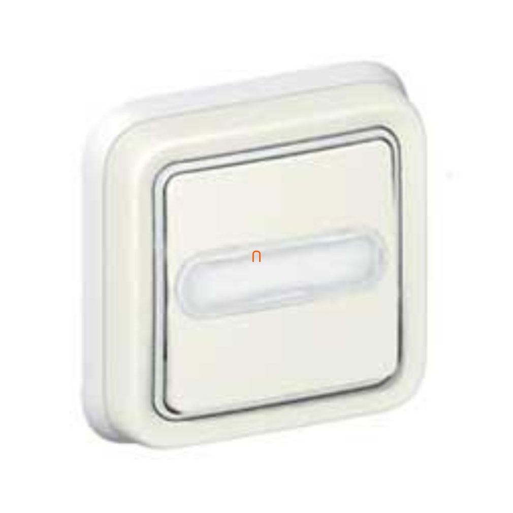 Legrand 069864 Plexo 55 încastrat 1P cu indicator luminos N/C, suport pentru etichetă, complet, alb
