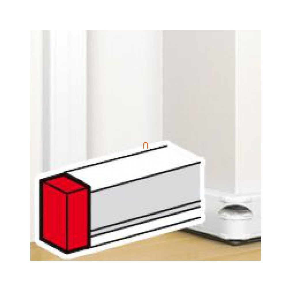 Legrand 075613 DLP element de închidere pentru canal de cabluri cu fixare prin clip, 130 x 50 mm, alb