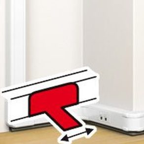   Element Legrand DLP „T” pentru canale de cabluri cu fixare prin clipsare montate pe podea, pentru canale montate pe podea de 50x12 mm sau 92x20 mm, alb - 75688