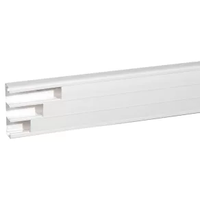   Canal pentru cabluri antimicrobian Legrand DLP 180x50 mm, cu capac flexibil, 3 compartimente, alb - 75704