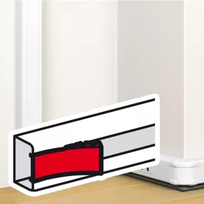   Capac Legrand DLP pentru conductă antimicrobiană cu lățimea de 45 mm - 75729