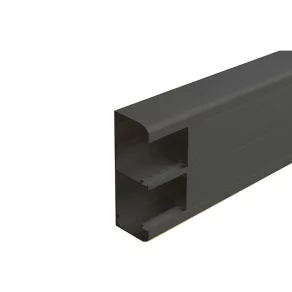   Canal pentru cabluri Legrand DLP-S 130×50 mm, cu capac flexibil, pentru accesorii snap-in 45, negru - 75752