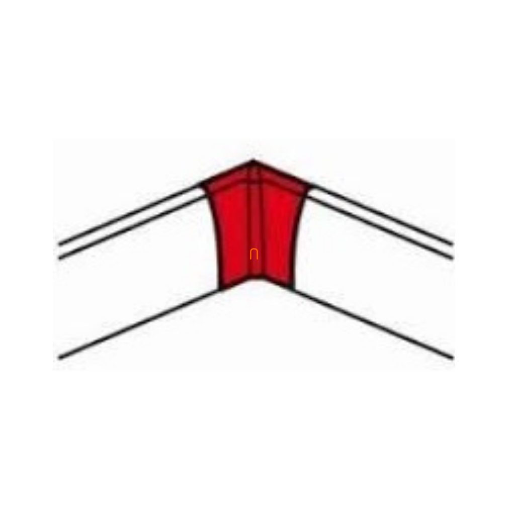 Legrand 075762 Cot interior reglabil: 80–100 grade negru pentru canal de cabluri 130x50 mm