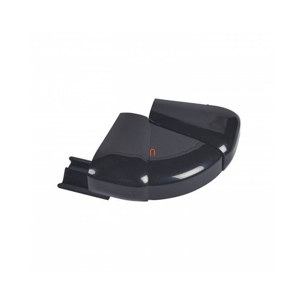 Legrand 075765 Cot exterior reglabil: 85–120 grade, negru, pentru canal de cabluri 80x50 mm