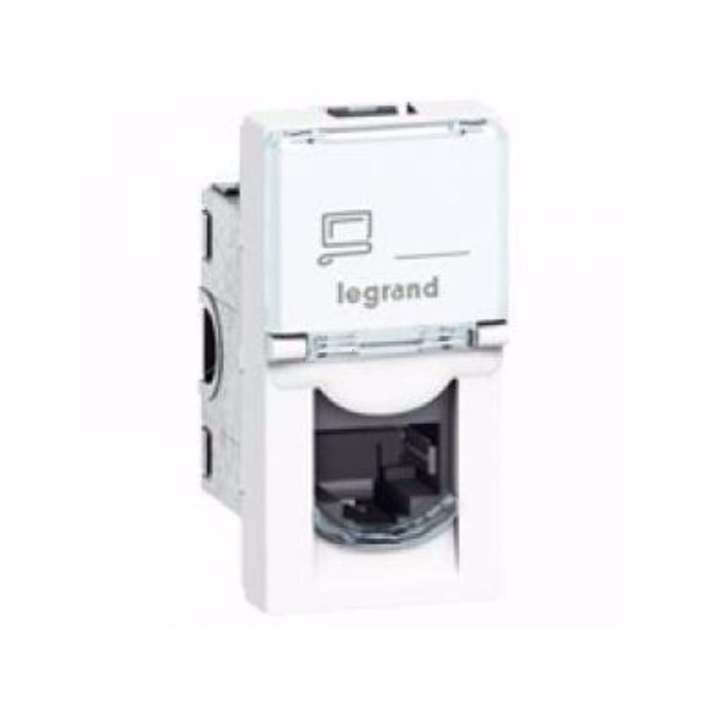 Legrand Program Mosaic RJ45 priză Cat 5e UTP 1mod. ( 076551)