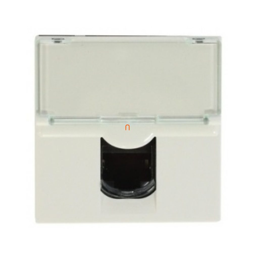 MOSAIC 076555 LCS2 RJ45 Cat5e FTP bază pentru computer 2mod, alb